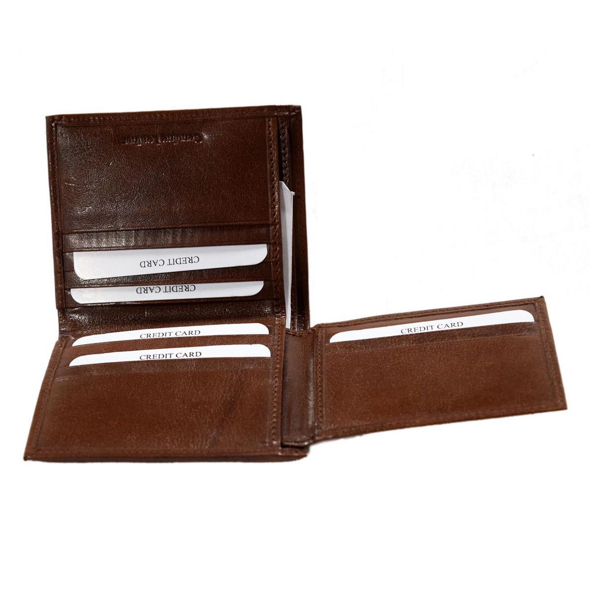 WA5219 RFID Protected L Shaped Leather Wallet